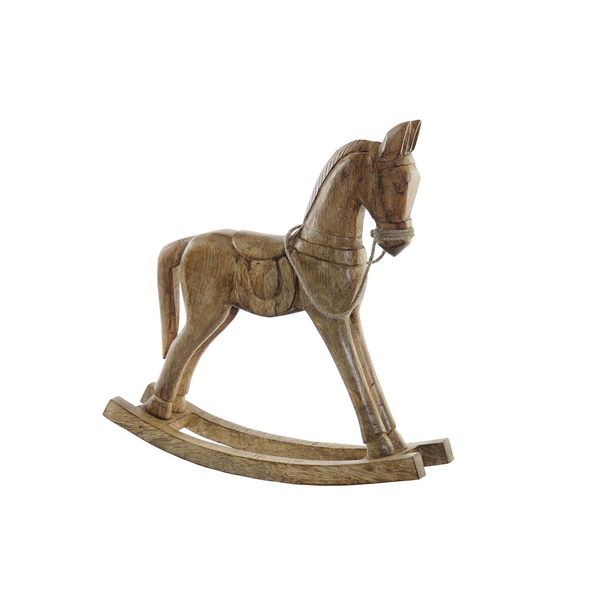 Prydnadsfigur DKD Home Decor Gungstol/Gunga Häst Brun 61 x 15 x 63 cm - 4
