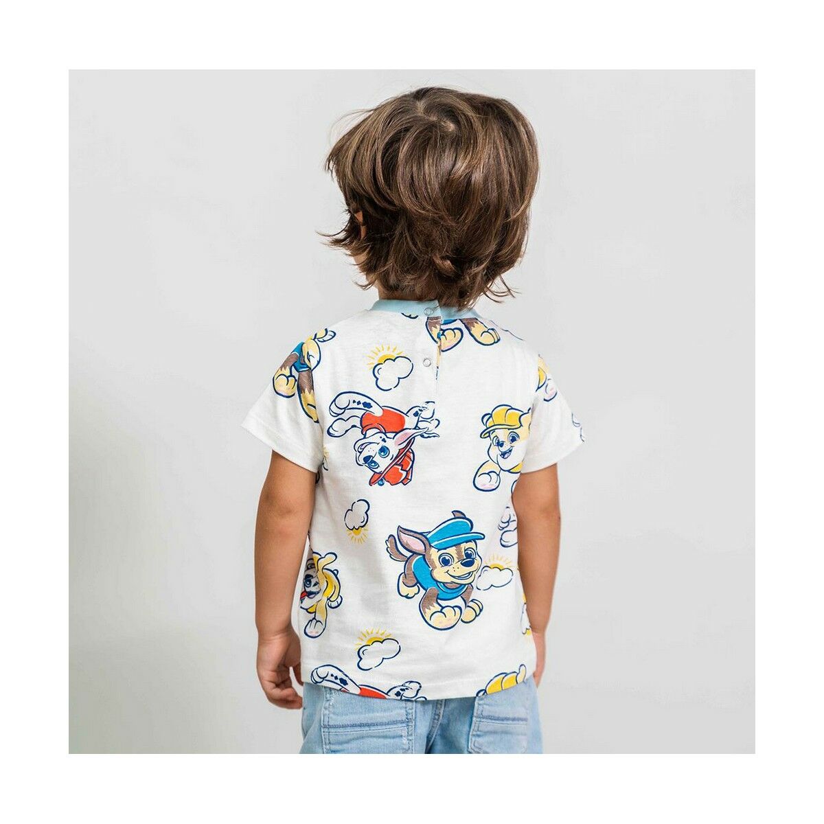 T-shirt med kortärm The Paw Patrol Beige - 9