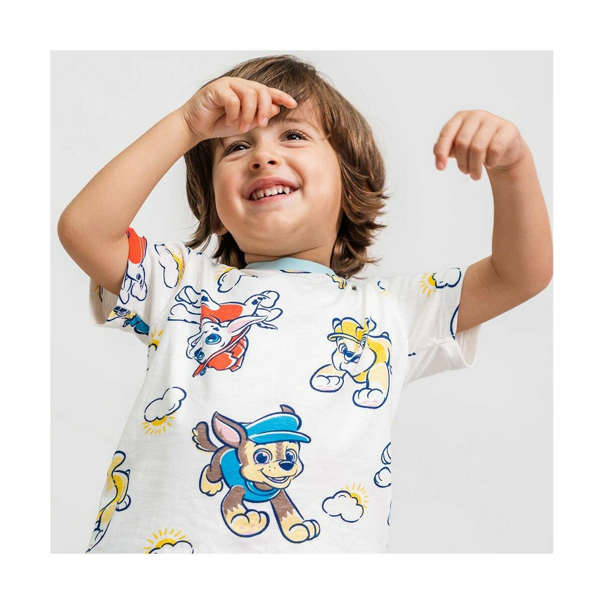 T-shirt med kortärm The Paw Patrol Beige - 10