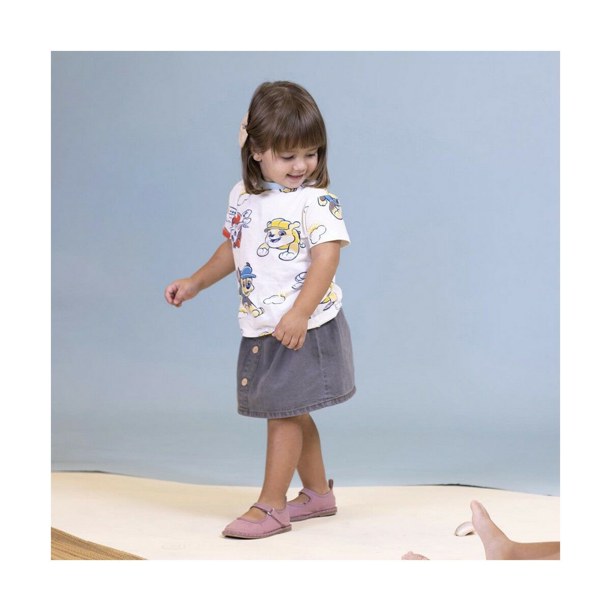 T-shirt med kortärm The Paw Patrol Beige - 8