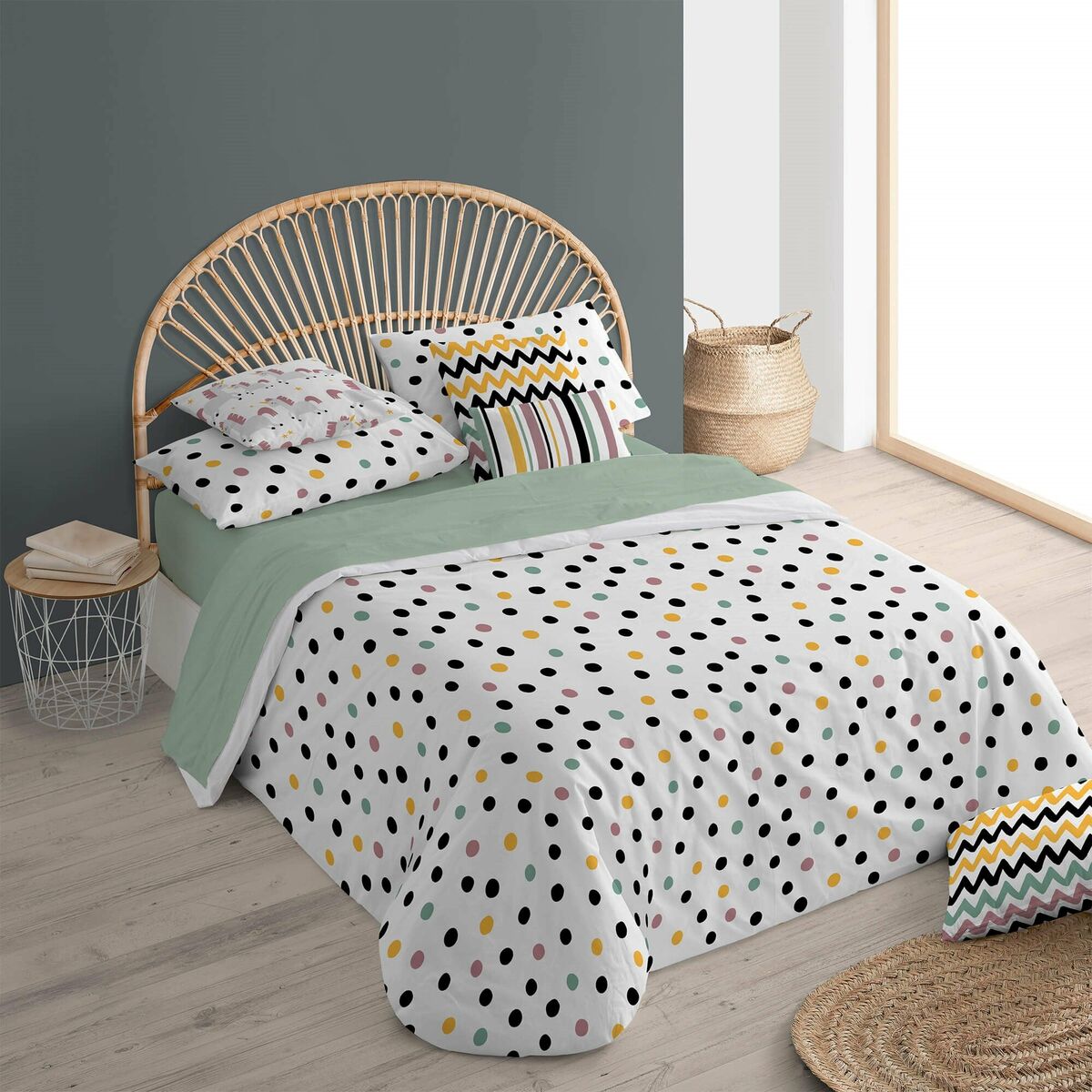 Påslakan Decolores Cuzco Multicolour 175 Trådar 240 x 220 cm Flaskhals