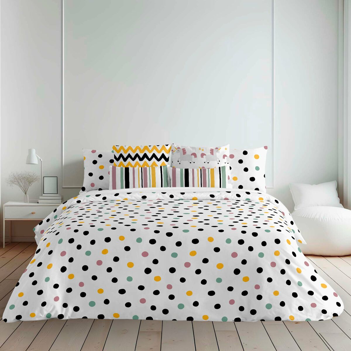 Påslakan Decolores Cuzco Multicolour 175 Trådar 240 x 220 cm Flaskhals - 5