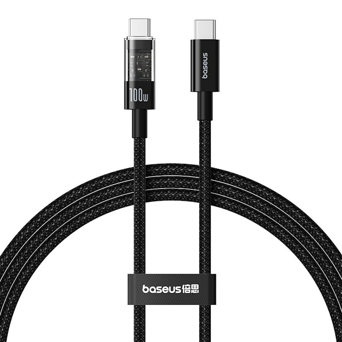 USB-C till USB-C Kabel Baseus P10373000111-00 Svart 1 m