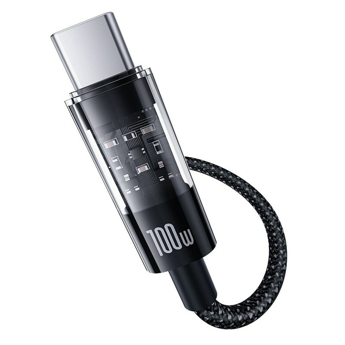 USB-C till USB-C Kabel Baseus P10373000111-00 Svart 1 m - 3