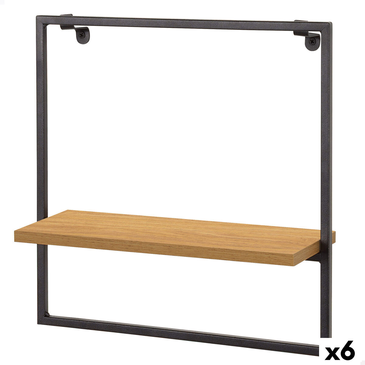 Hyllor Max Home Järn Trä MDF 35 x 35 x 12 cm (6 antal)