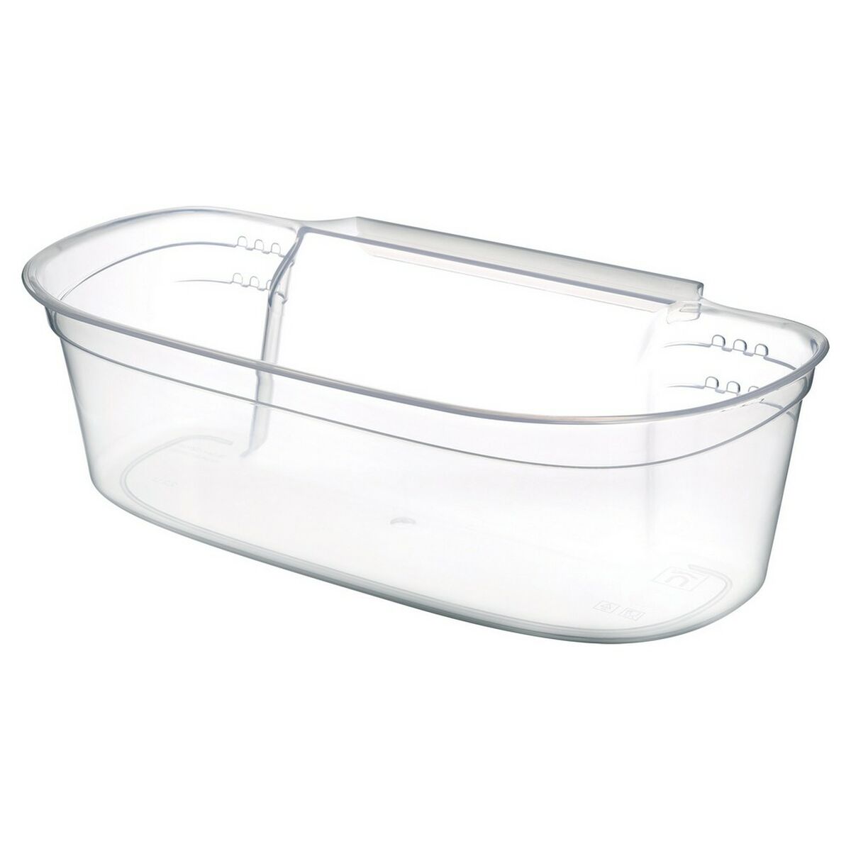 Papperskorg Gondol_G-550 Transparent Vit Plast - 3