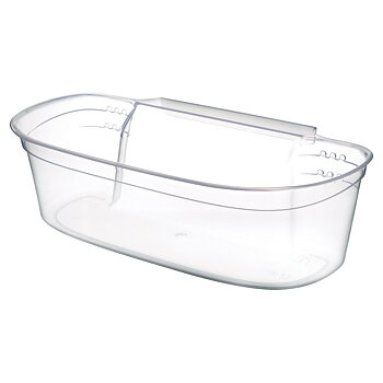 Papperskorg Gondol_G-550 Transparent Vit Plast