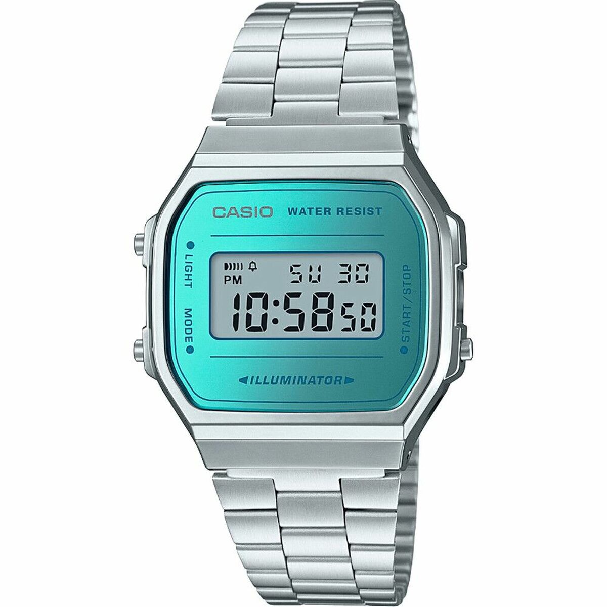 Herrklocka Casio A168WEM-2EF Silvrig - 3