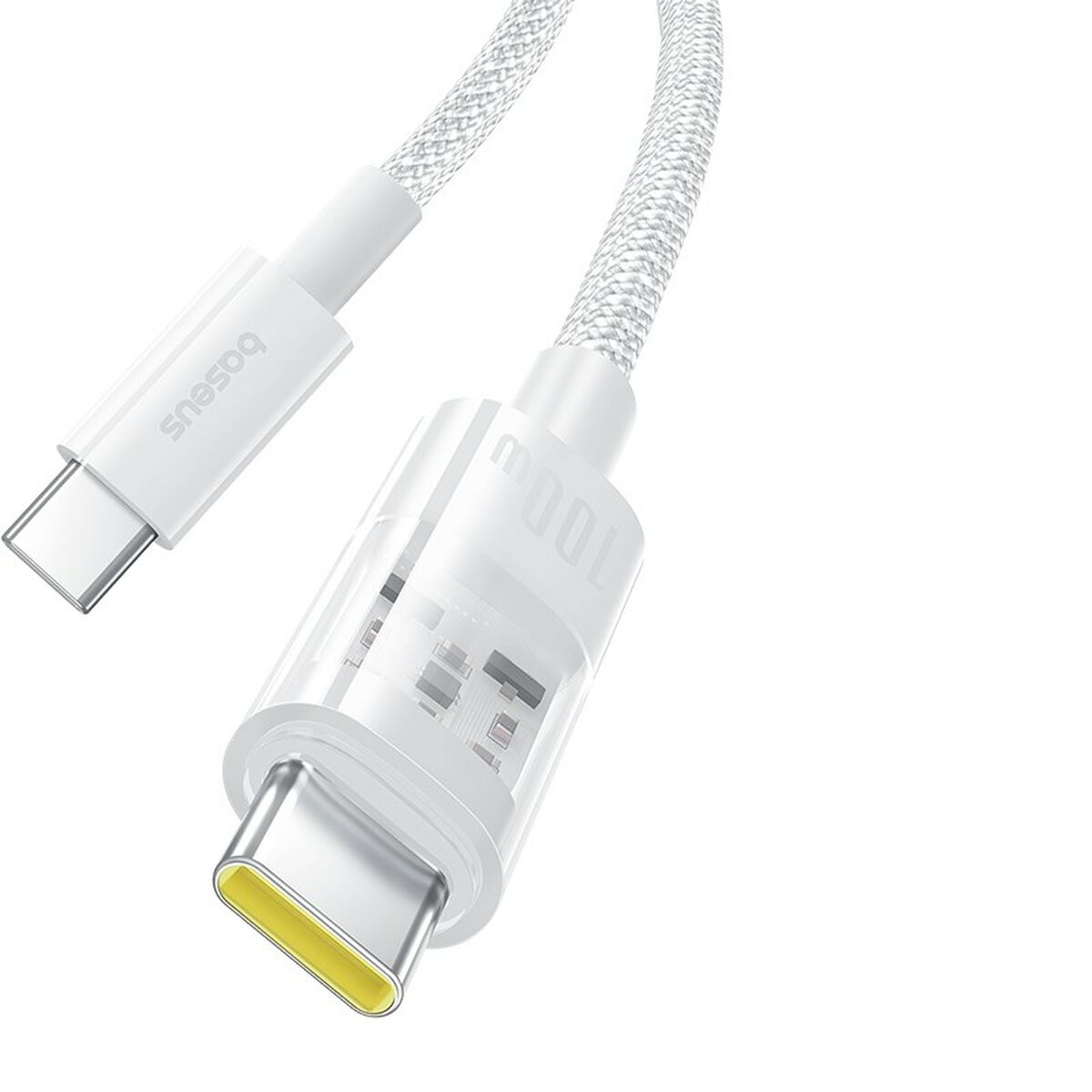 USB-C till USB-C Kabel Baseus P10373000211-00 Vit 1 m - 2