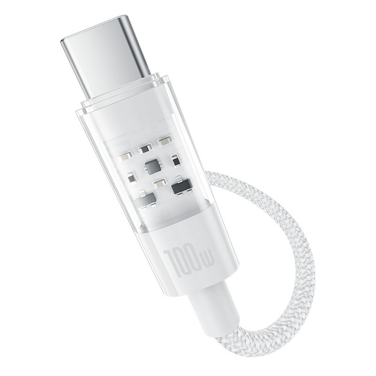 USB-C till USB-C Kabel Baseus P10373000211-00 Vit 1 m - 3