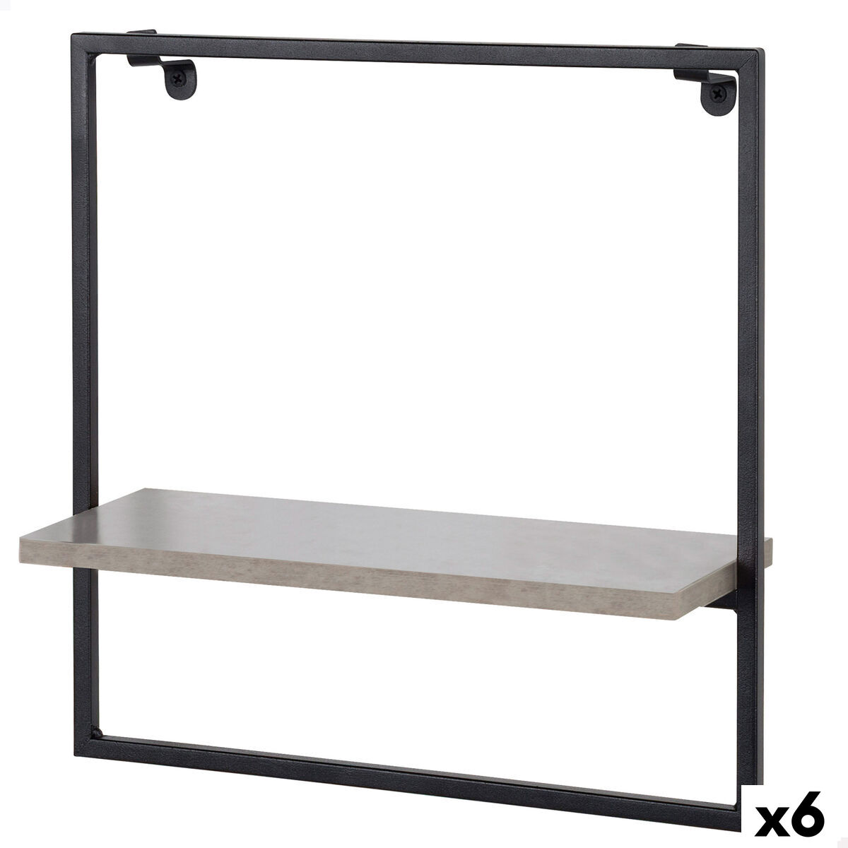 Hyllor Max Home Järn Trä MDF 35 x 35 x 12 cm (6 antal)