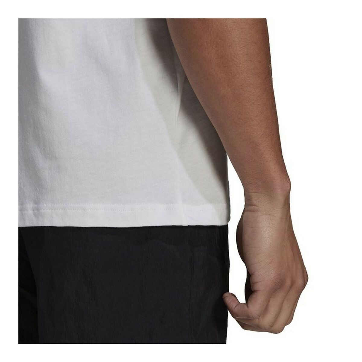 T-shirt med kortärm Herr Adidas Essentials Gradient Vit - 2