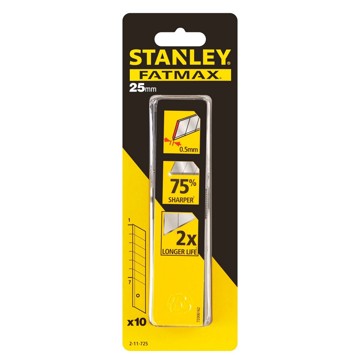 Brytbladskniv Stanley 2-11-725 25 mm - 4