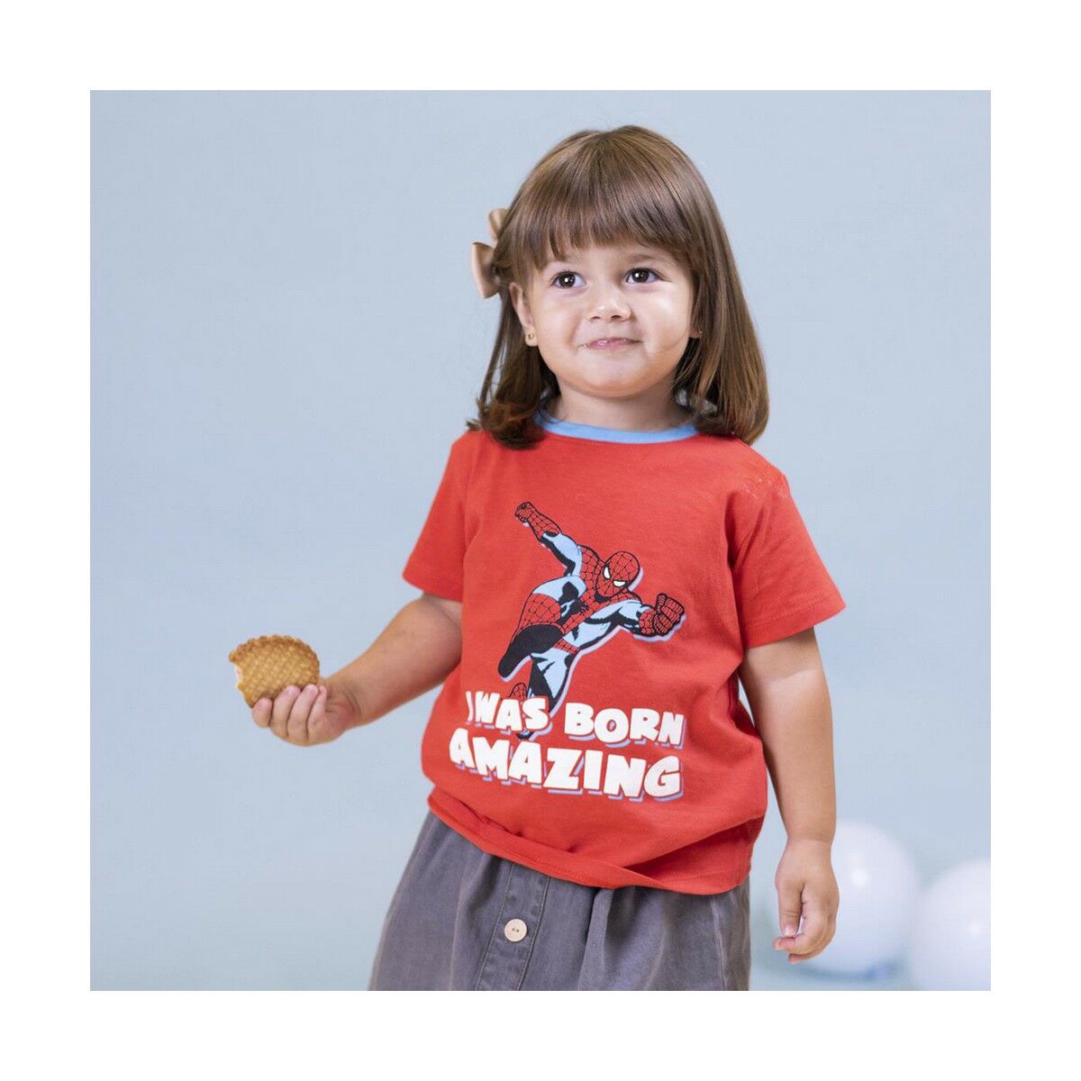 T-shirt med kortärm Spider-Man Röd - 2