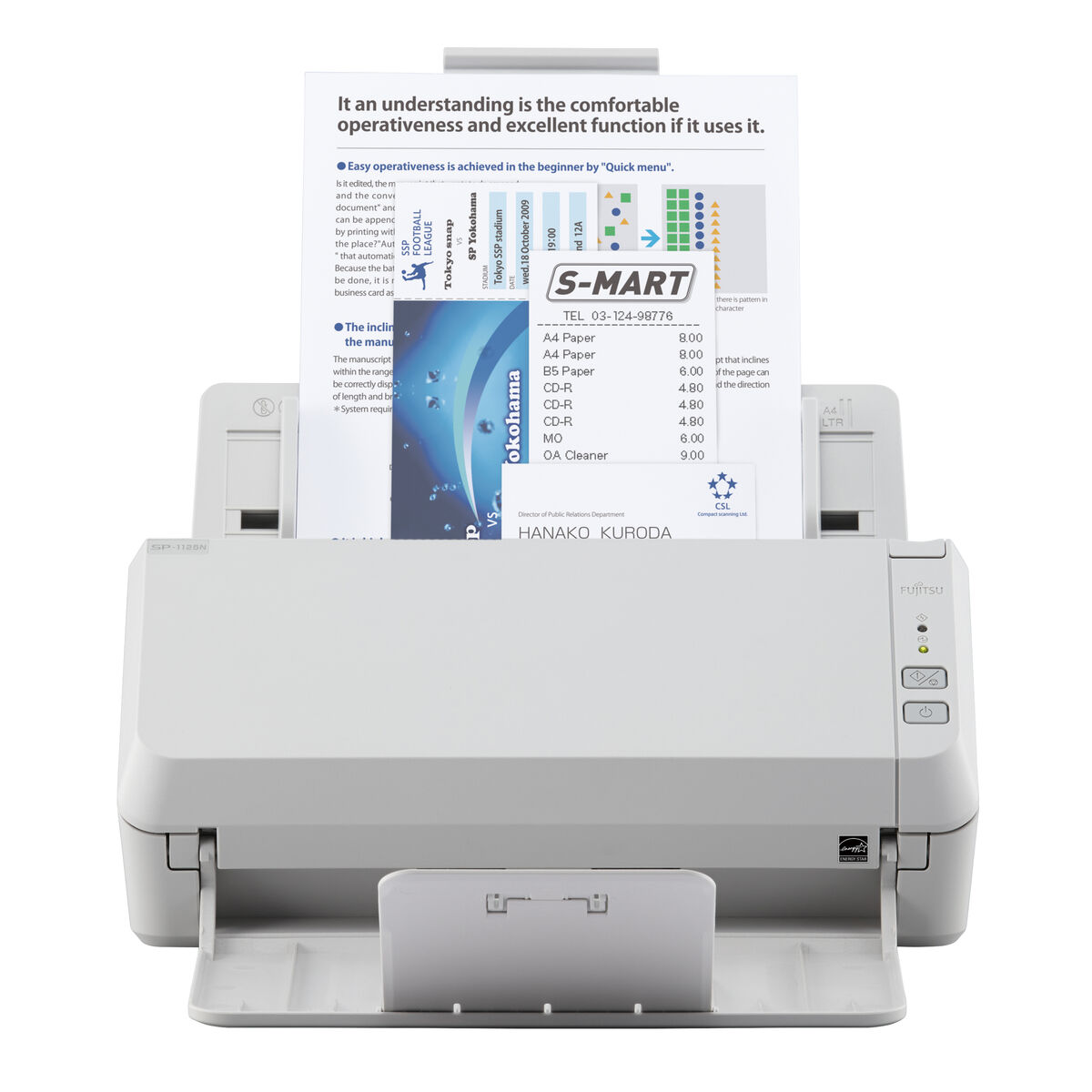 Skanner Fujitsu SP-1125N 25 ppm - 3