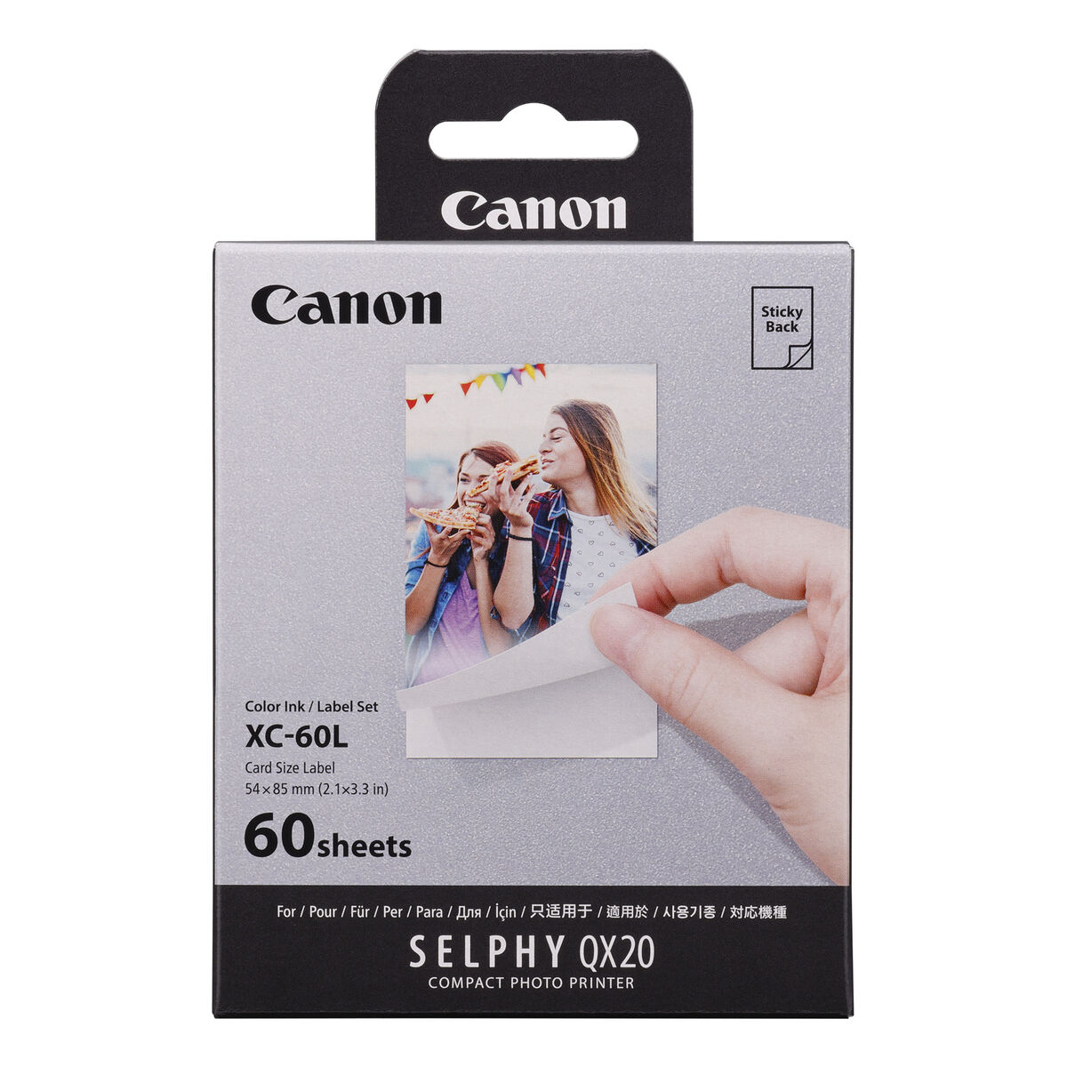 Matt fotografiskt papper Canon 6756C001 5,4 x 8,5 cm (60 antal)