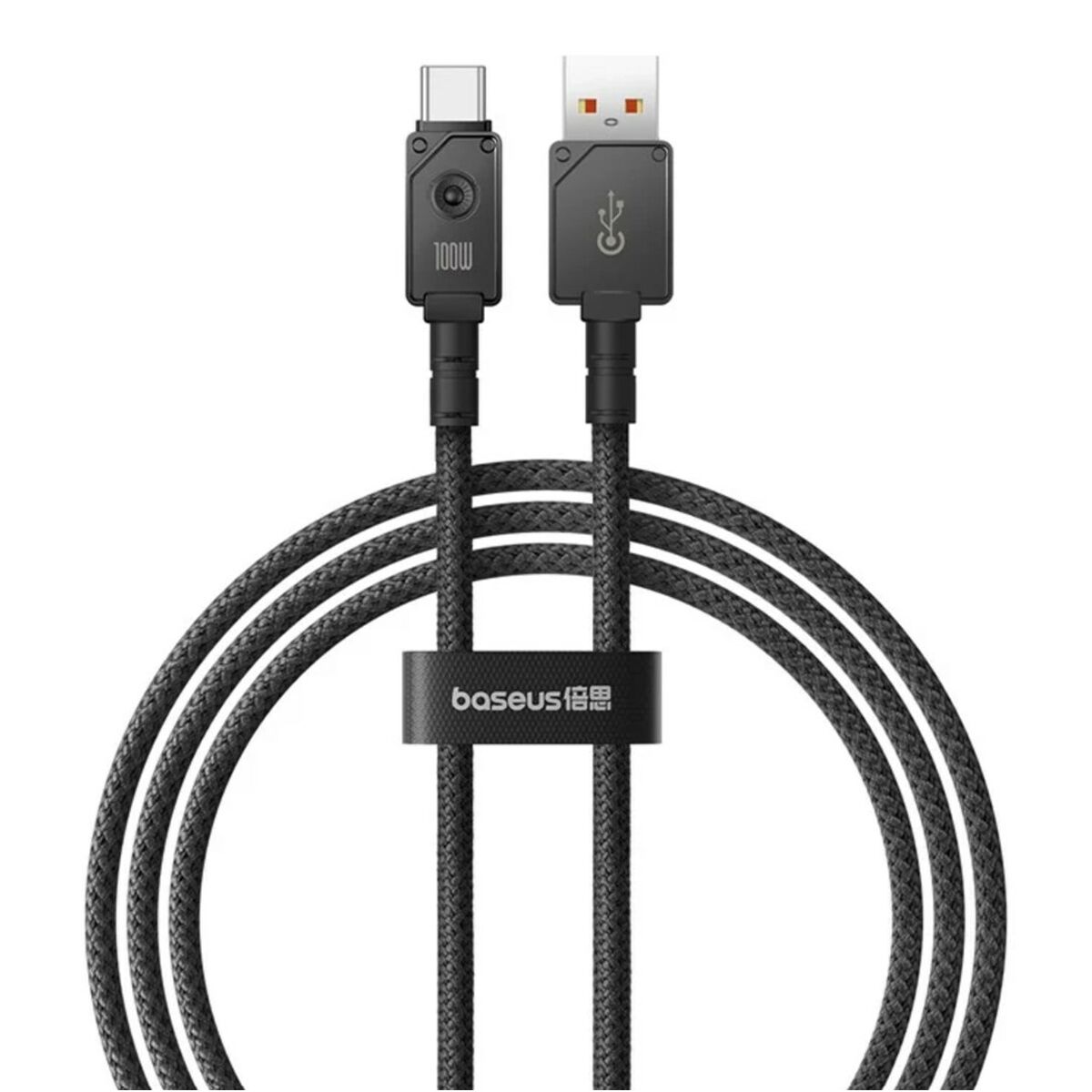 USB A till USB-C Kabel Baseus P10355801111-00 Svart 1 m
