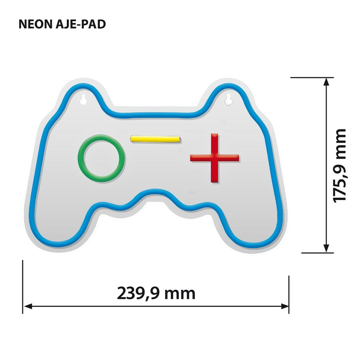 Belysning dekoration Activejet AJE-NEON PAD Multicolour (1 Delar) - 3