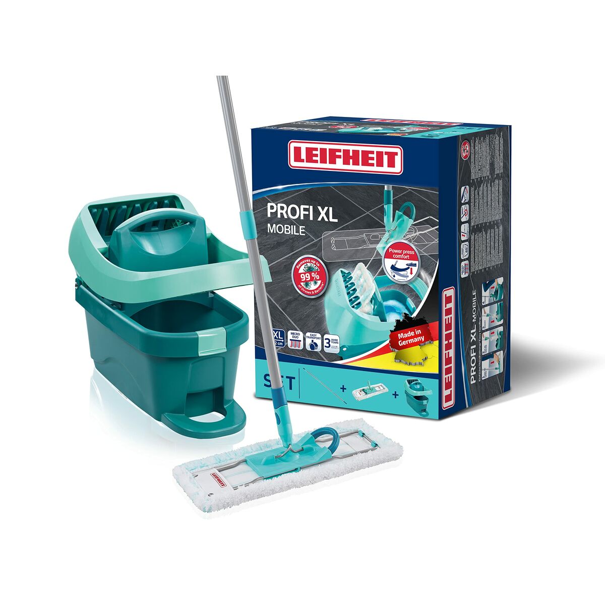 Mop with Bucket Leifheit Profi XL Plast Sammansatt 8 L - 7