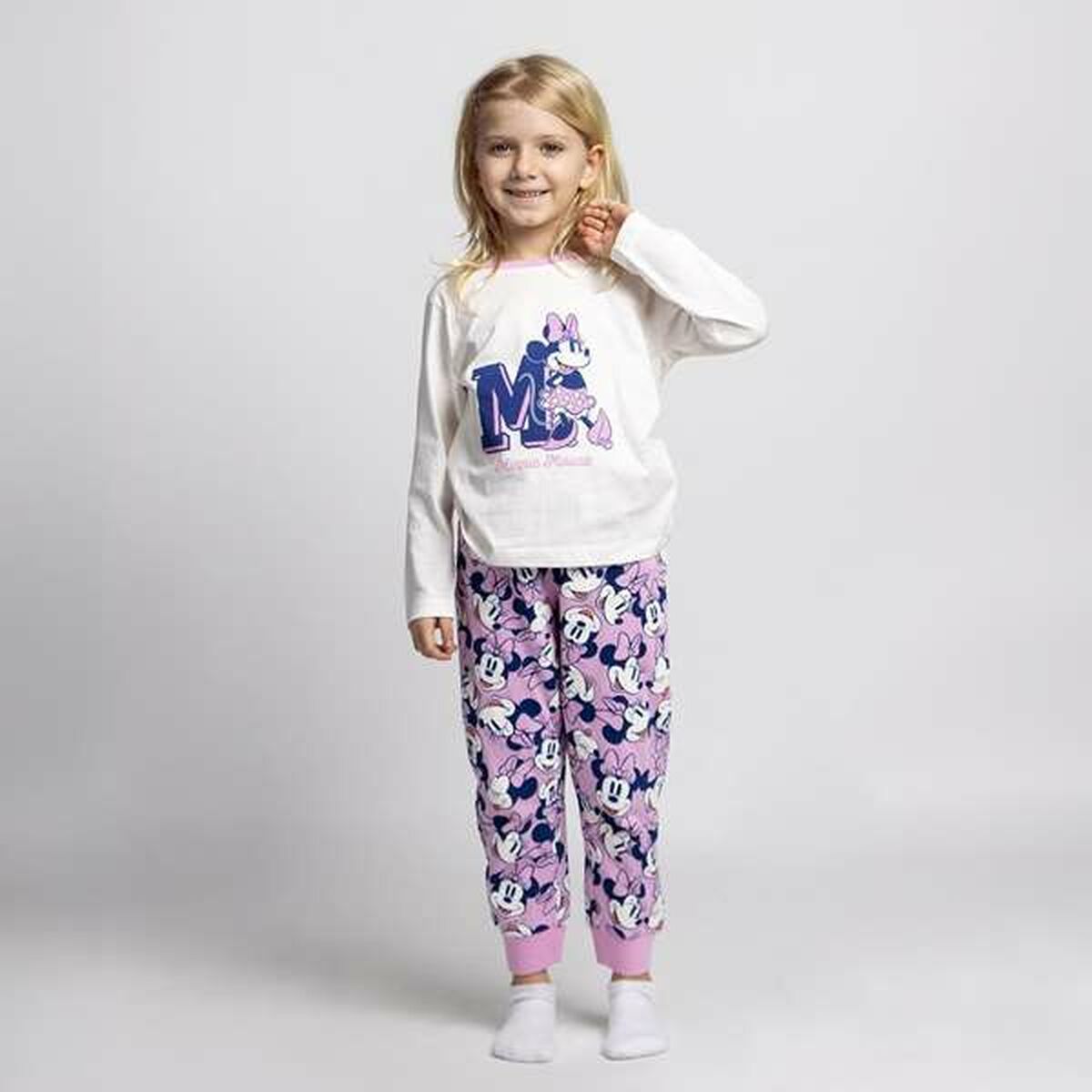 Pyjamas Barn Minnie Mouse Rosa - 4
