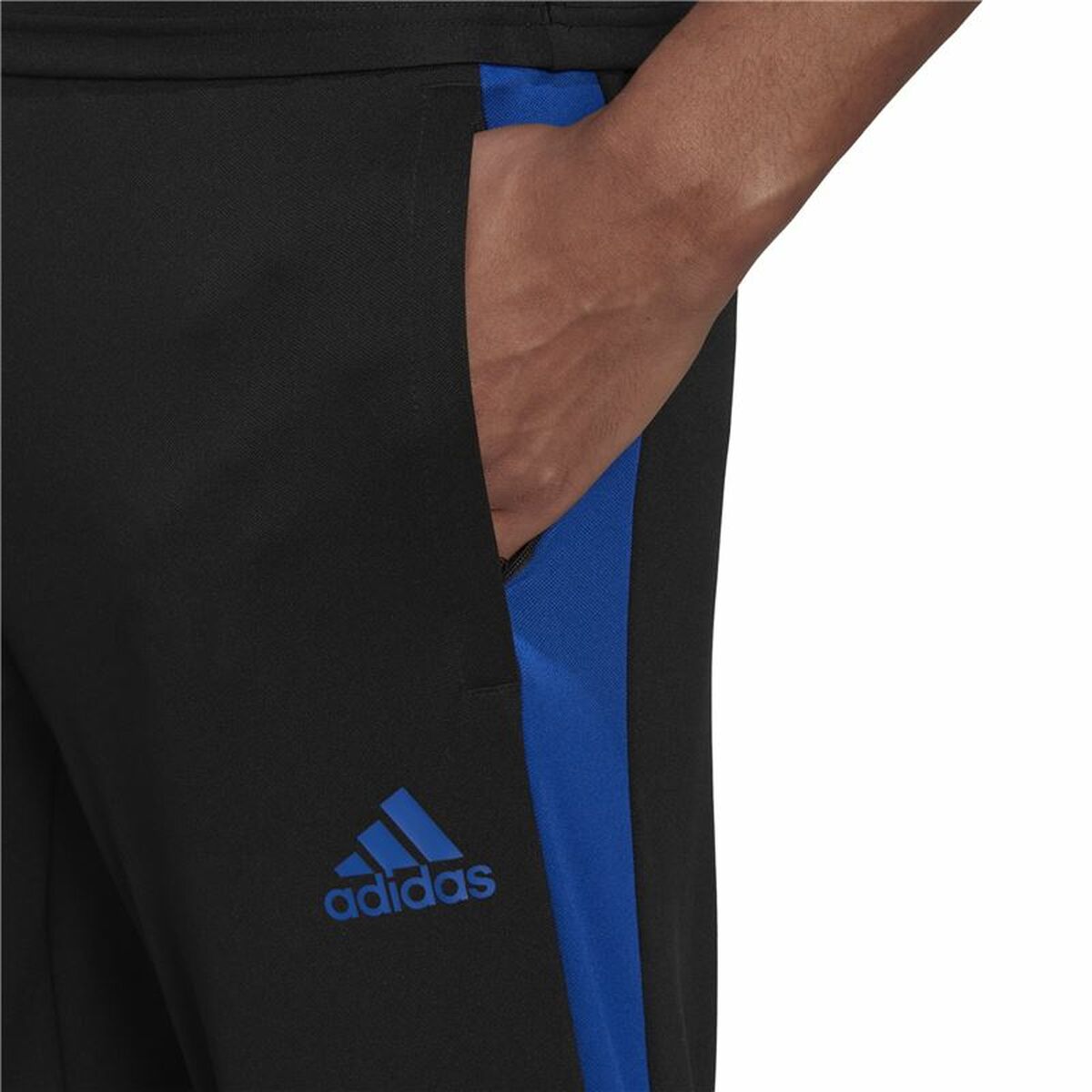 Fotbollsträningsbyxor, Vuxen Adidas Tiro  Svart Män - 4