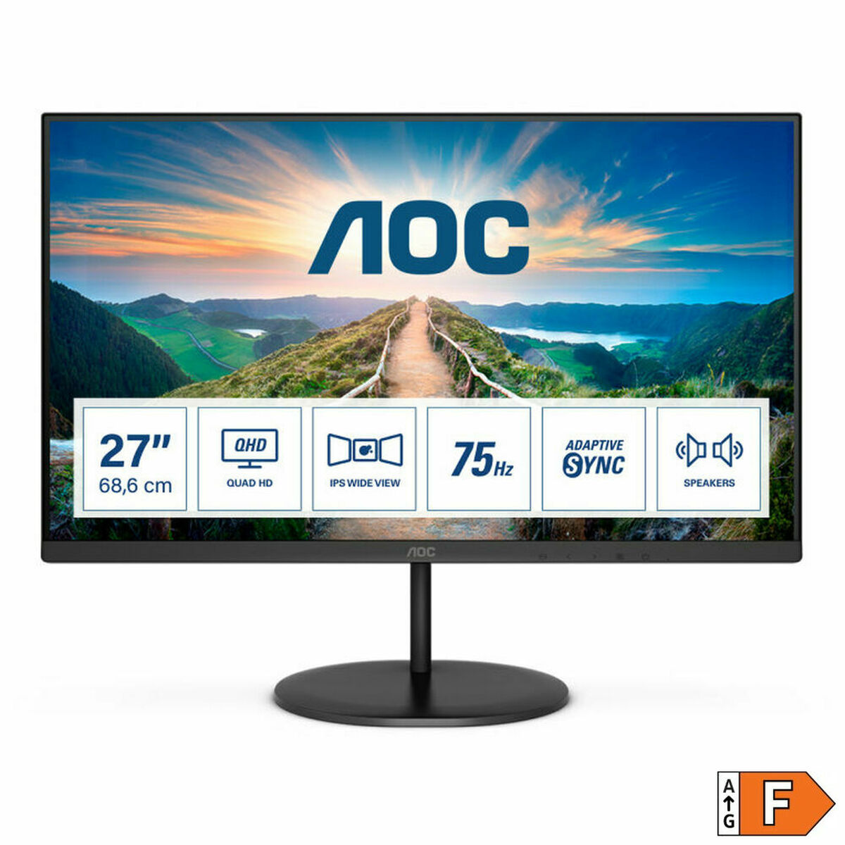 Monitor AOC Q27V4EA 27" 2K 75 Hz - 2