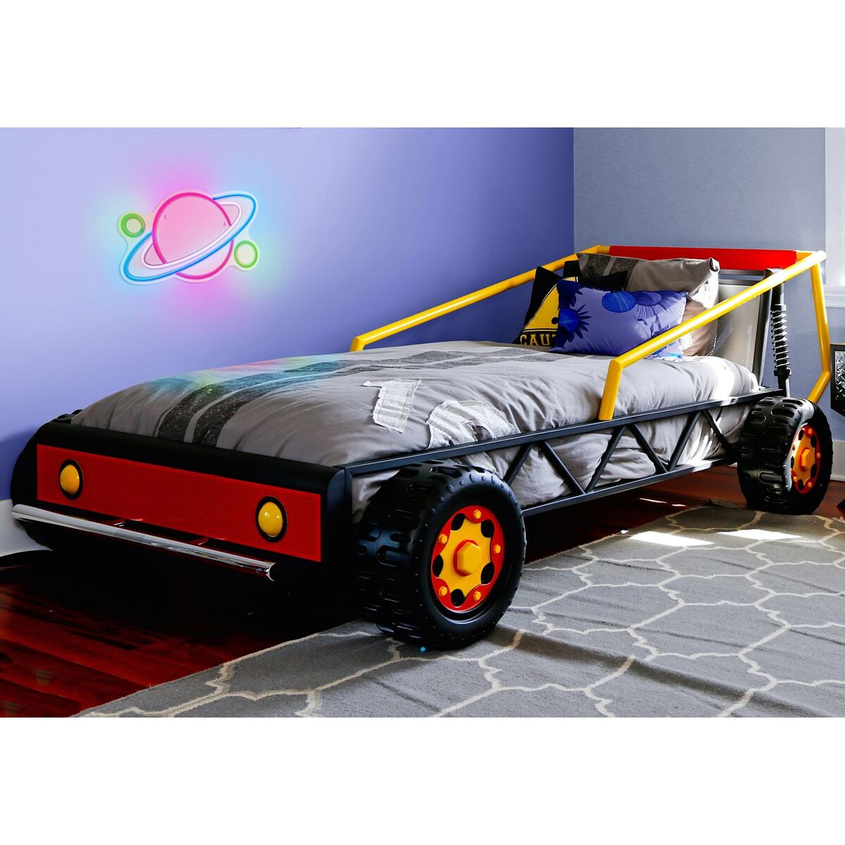 Belysning dekoration Activejet AJE-NEON PLANET Multicolour (1 Delar) - 3