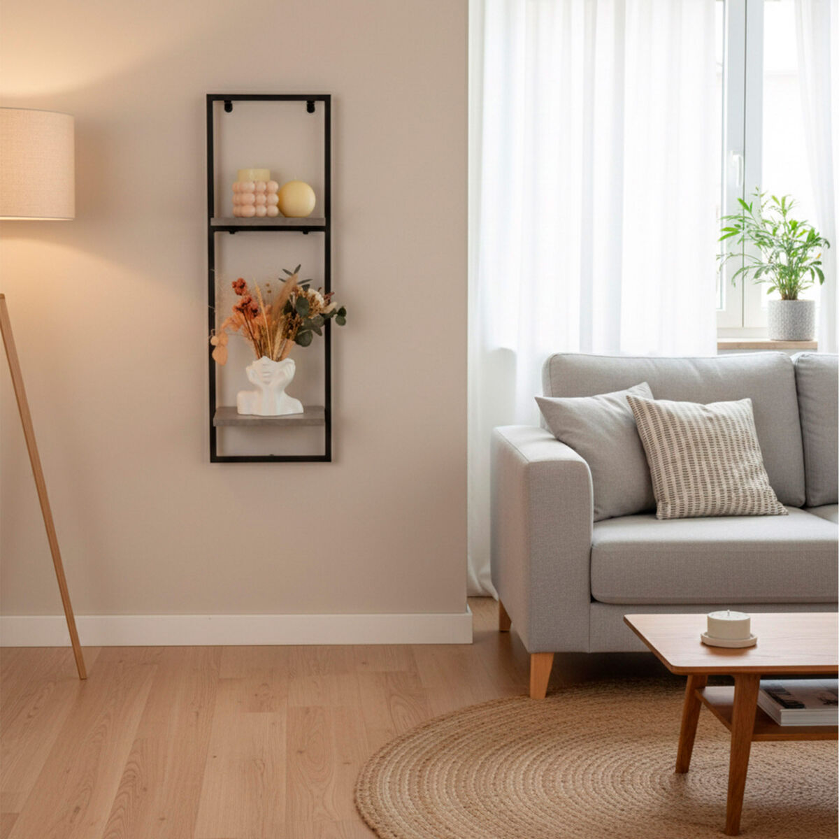 Bokhylla Max Home Järn Trä MDF 25 X 75 X 20 CM (4 antal) - 3