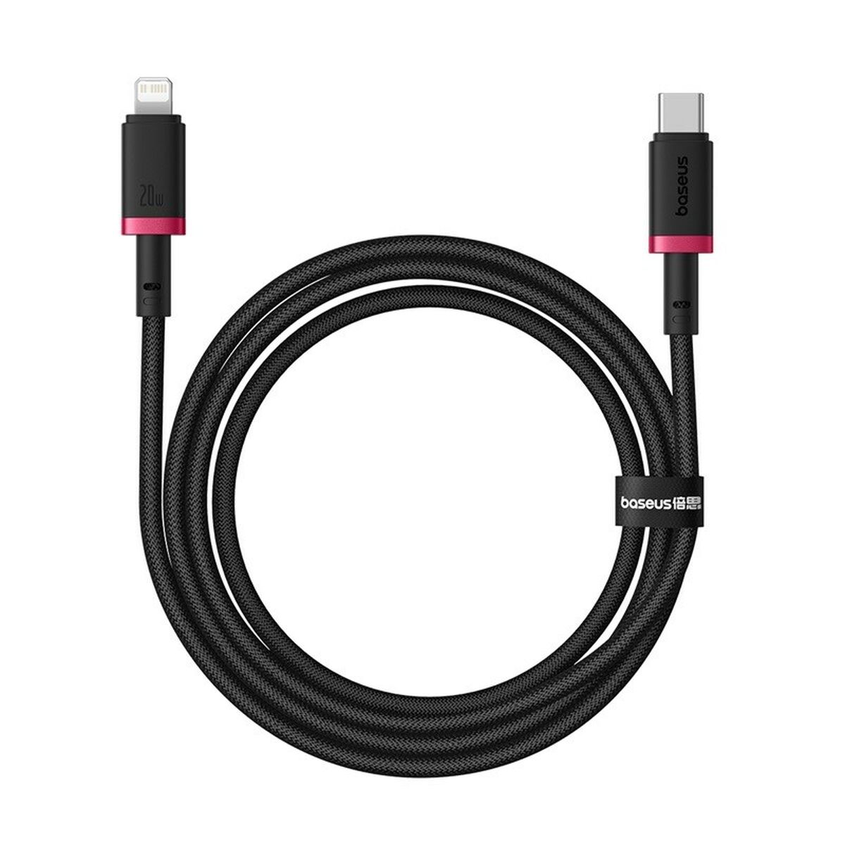 Kabel USB-C till Lightning Baseus P10377800U01-01 Svart Röd 1 m