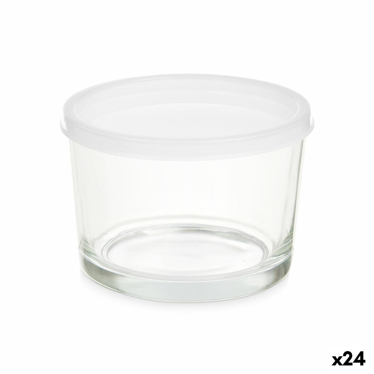 Lunchlåda Vivalto OCT-W37403-DISPLAY Transparent Glas polypropen 200 ml (24 antal)