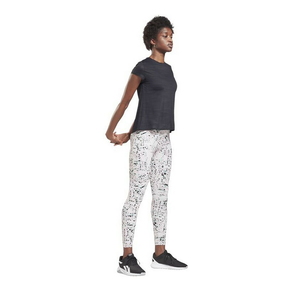 T-shirt med kortärm Dam Reebok Workout Ready Activchill Svart - 2