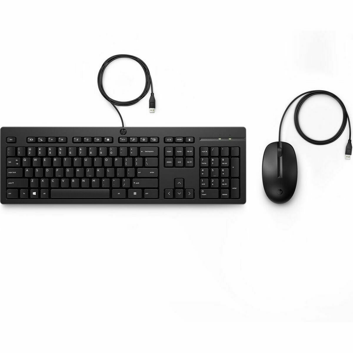 Tangentbord och Mus HP 286J4AA Svart Qwerty Spanska - 2