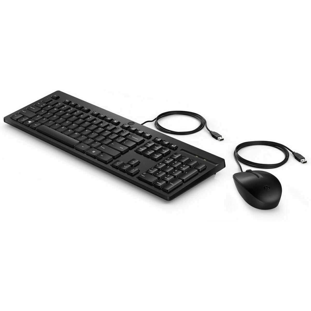 Tangentbord och Mus HP 286J4AA Svart Qwerty Spanska - 3