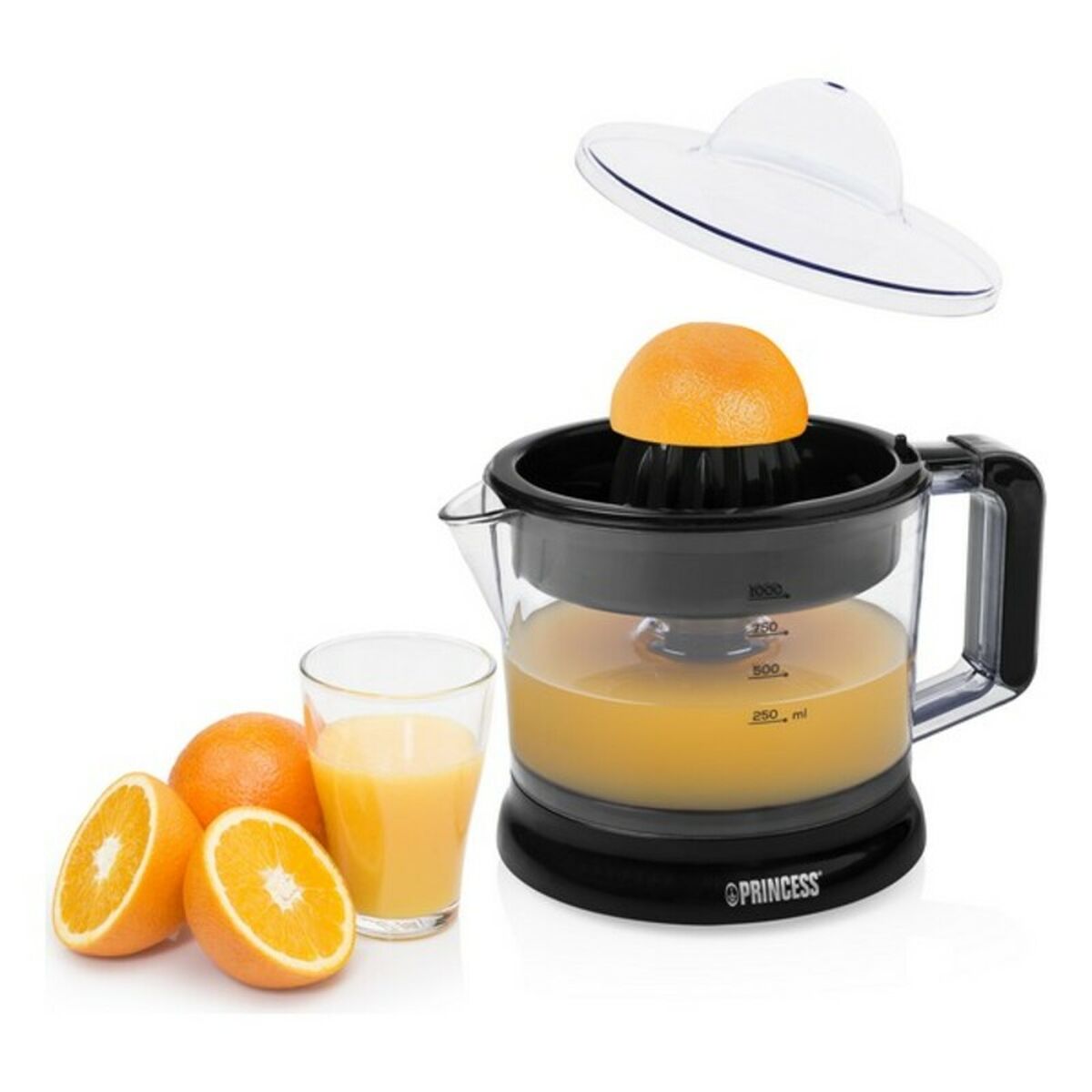 Elektrisk Juicepress Princess 201004 Exprimidor Svart 25 W 1 L - 2