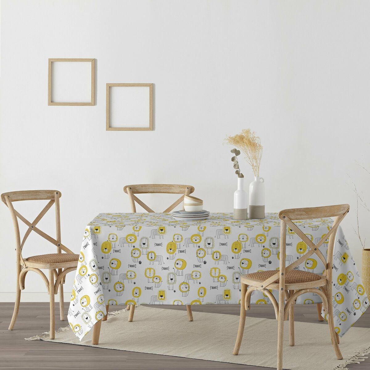 Fläckresistent bordsduk Belum Dakari Multicolour 100 x 150 cm - 3