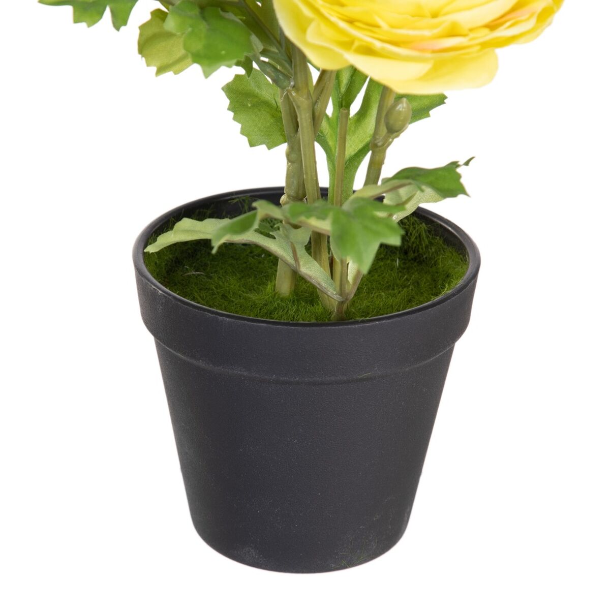 Dekorativ växt Polyester Polyetylen Järn Blomster 11 x 11 x 36 cm - 3