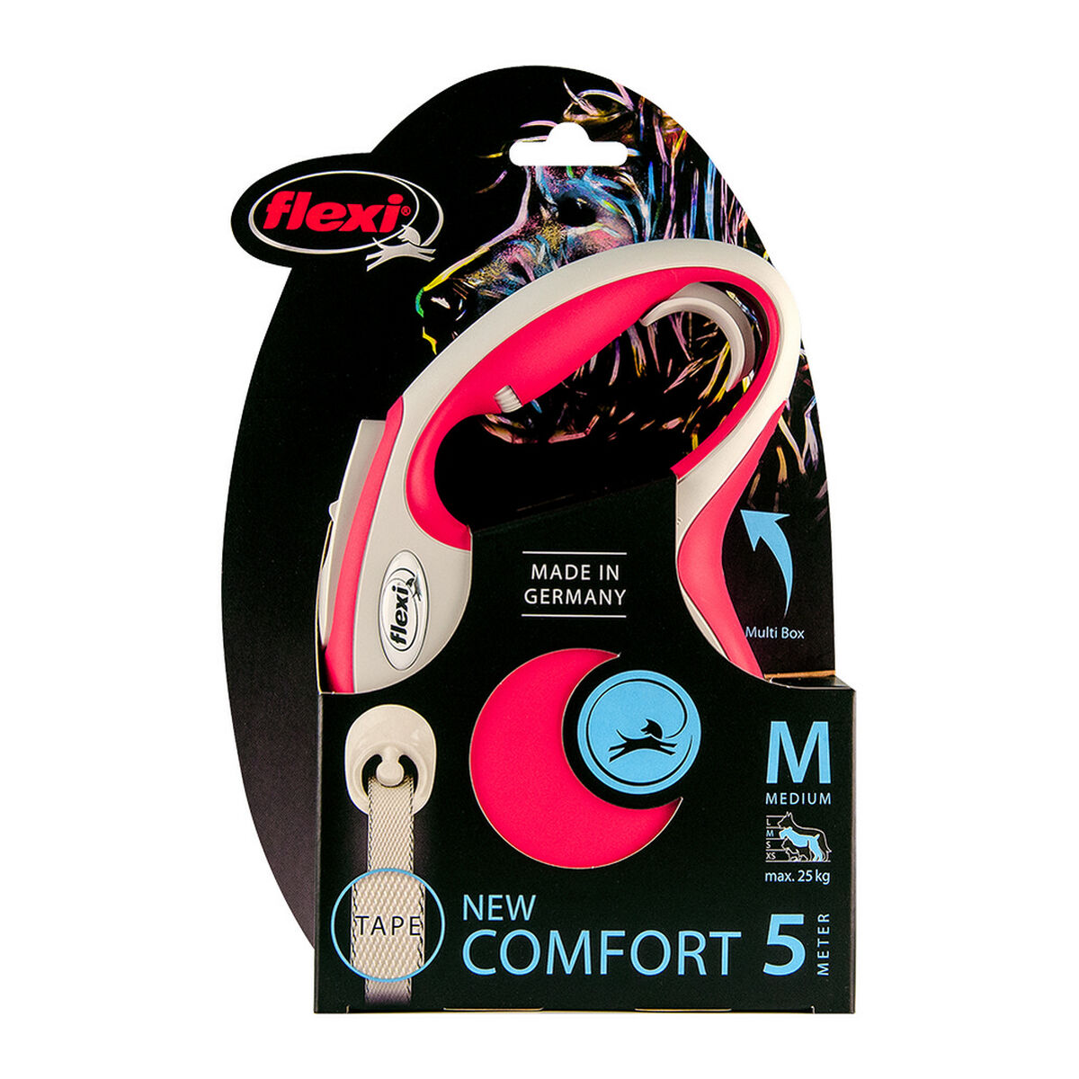 DoHundkoppel Flexi NEW COMFORT 8 m Röd Storlek L - 2