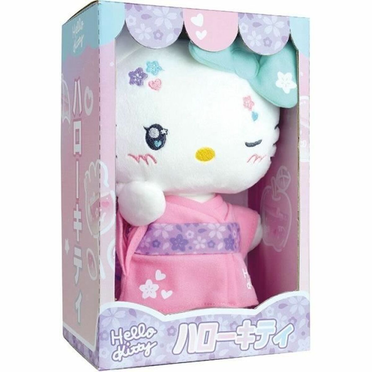 Mjukisleksak Jemini Hello Kitty Kimono Kawai Rose - 4