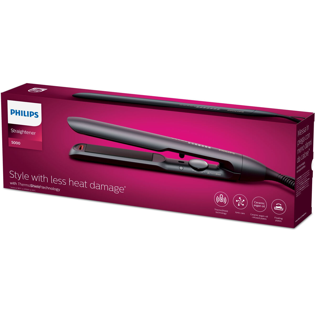 Plattång Philips BHS510/00 Svart - 2