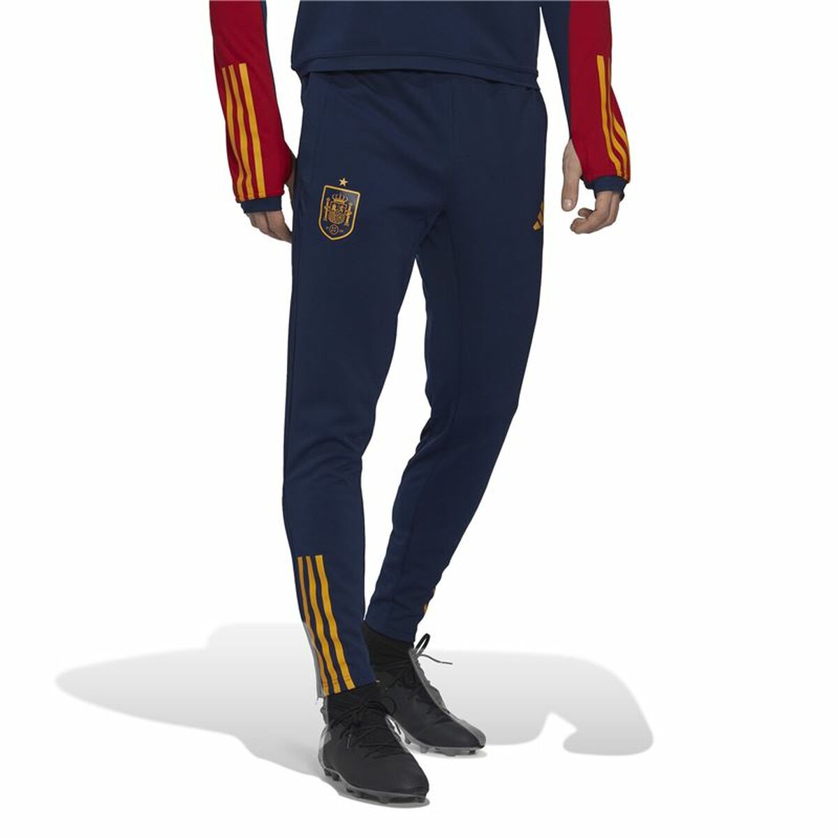 Fotbollsträningsbyxor, Vuxen Adidas España Tiro 23 Mörkblå Män - 2