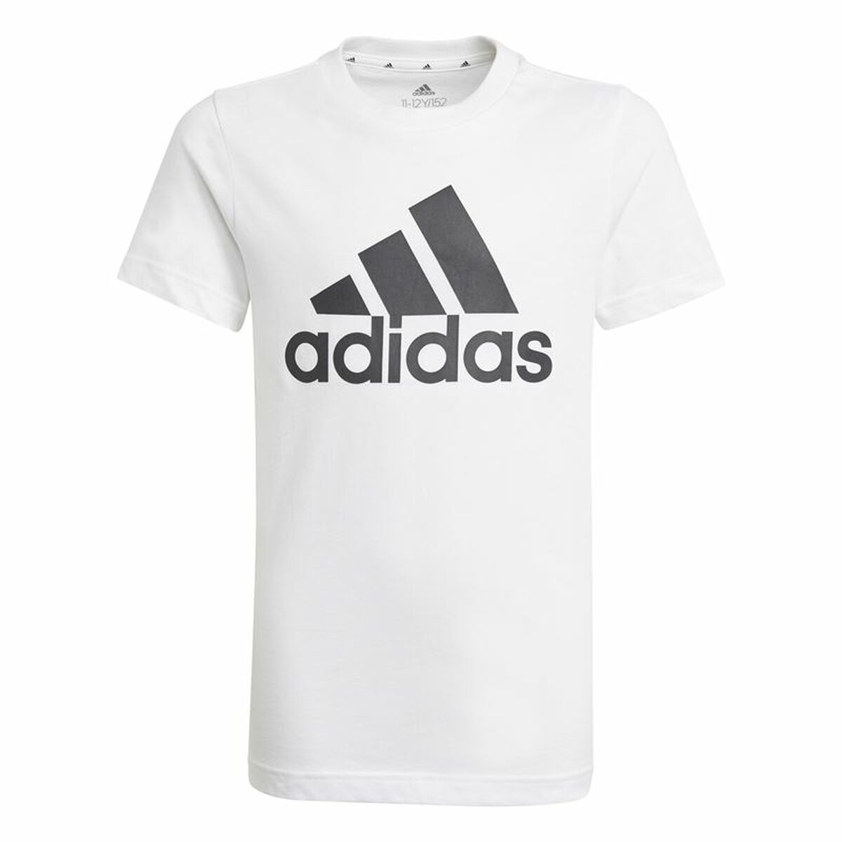 T-shirt med kortärm Adidas Essentials  Vit - 3