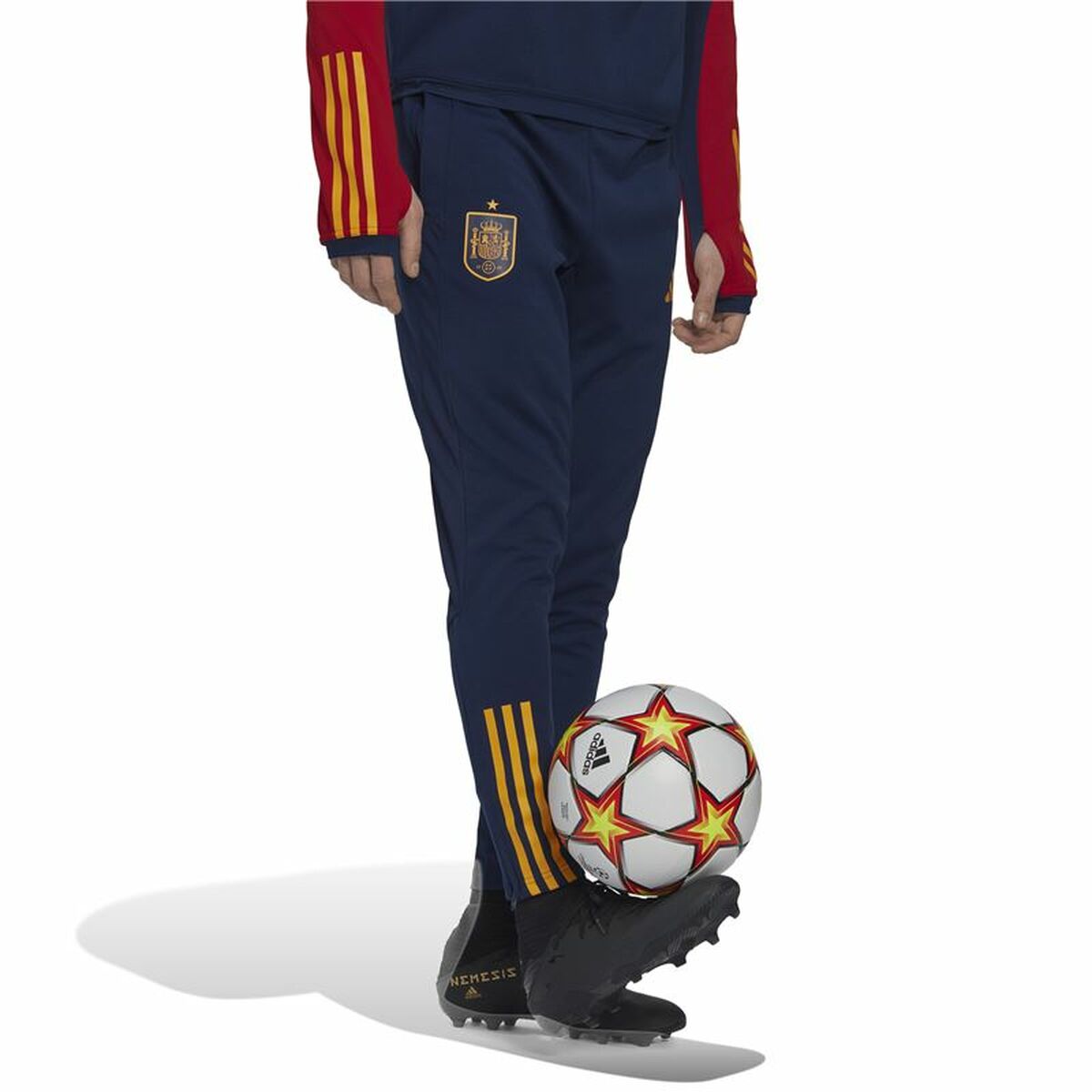 Fotbollsträningsbyxor, Vuxen Adidas España Tiro 23 Mörkblå Män - 4