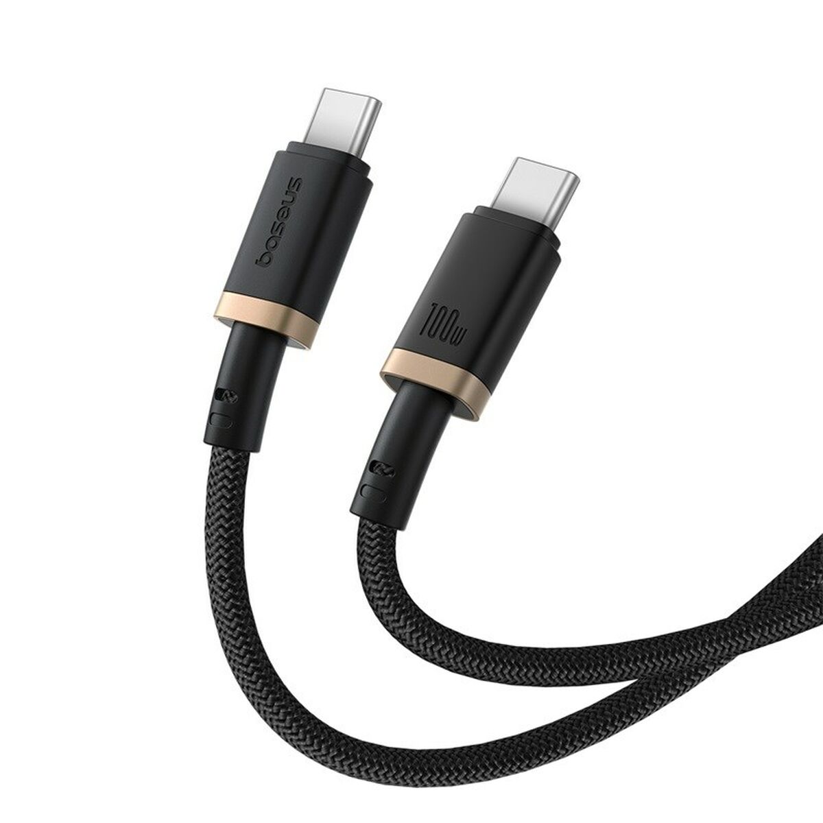 USB-C till USB-C Kabel Baseus P10377803U01-02 Svart Guld 2 m - 3