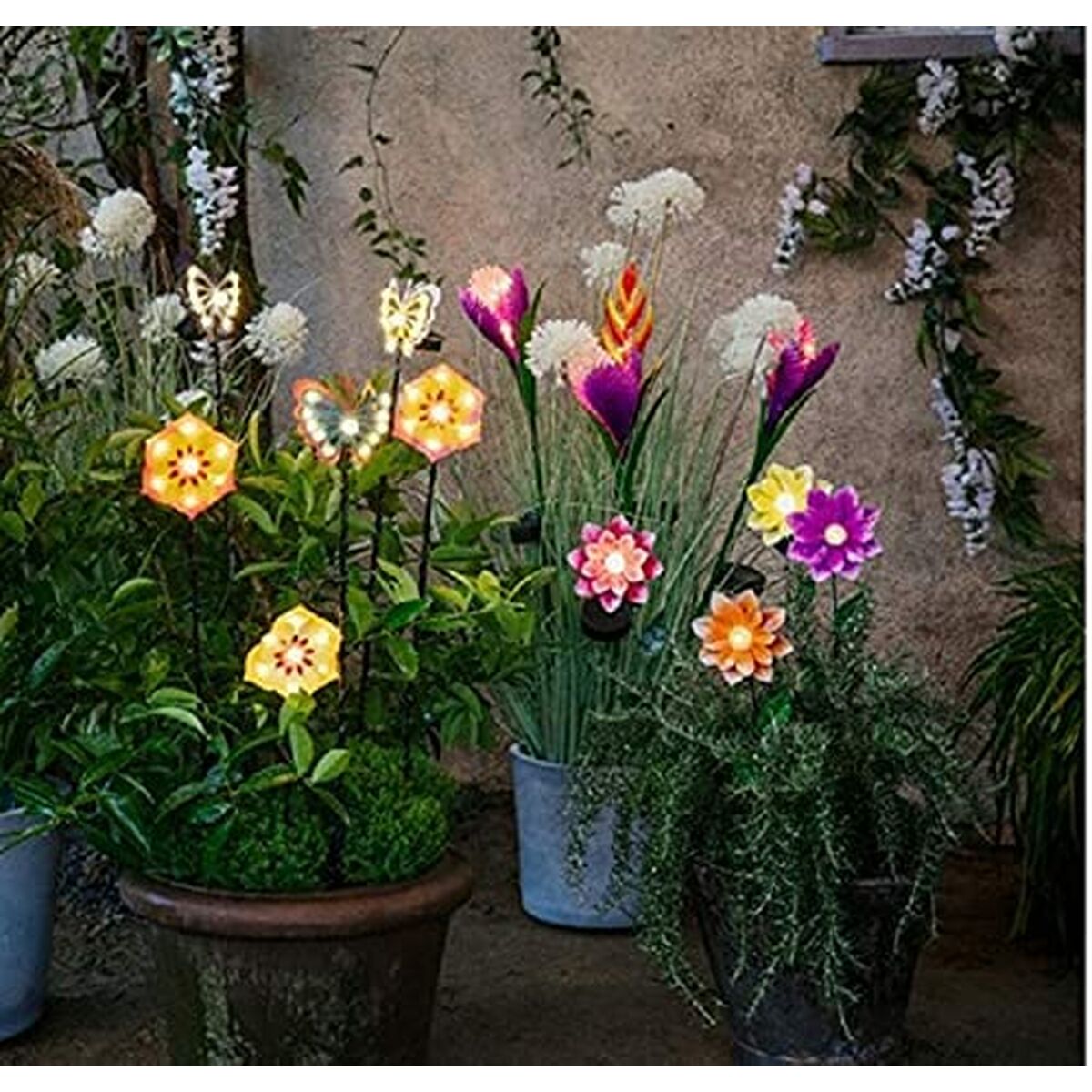 Sollampa Lumineo 11 x 6 x 49,5 cm Sol Blomster - 11