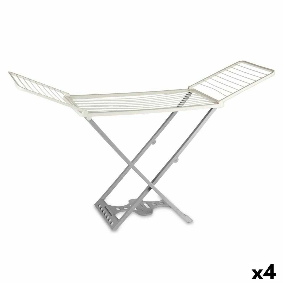 Klädhängare hopfällbar Kipit Pompeya Antracitgrå Harts polypropen 190 x 56 x 115 cm 56 x 7 x 121 cm (4 antal)