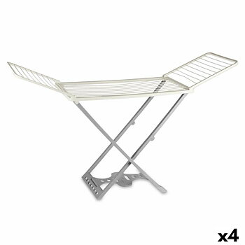 Klädhängare hopfällbar Kipit Pompeya Antracitgrå Harts polypropen 190 x 56 x 115 cm 56 x 7 x 121 cm (4 antal)