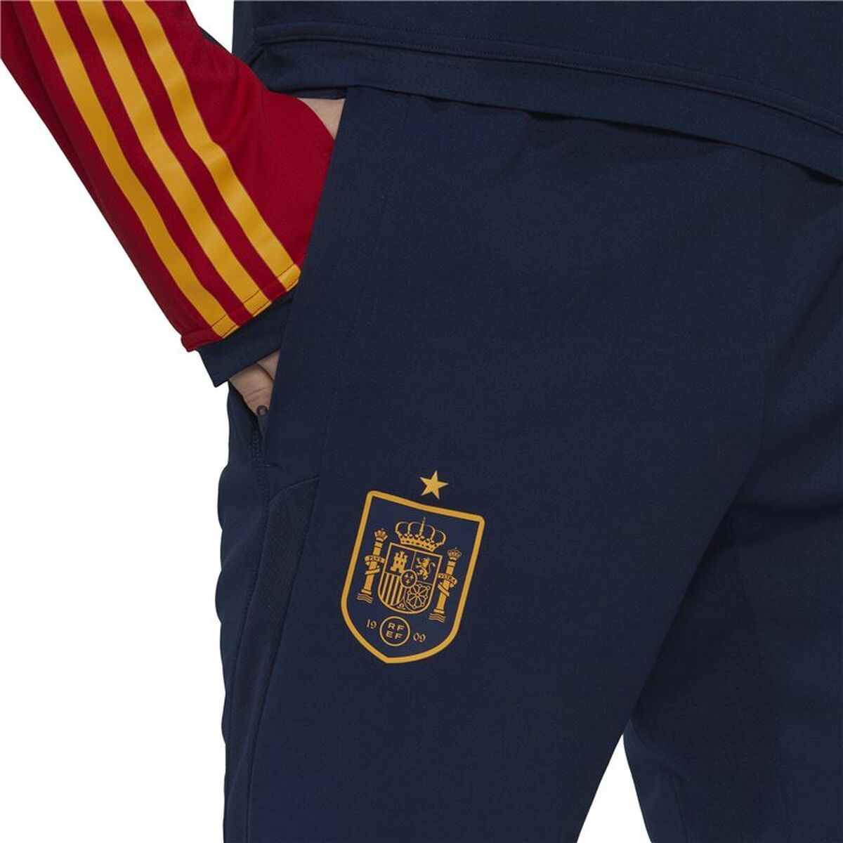 Fotbollsträningsbyxor, Vuxen Adidas España Tiro 23 Mörkblå Män - 5