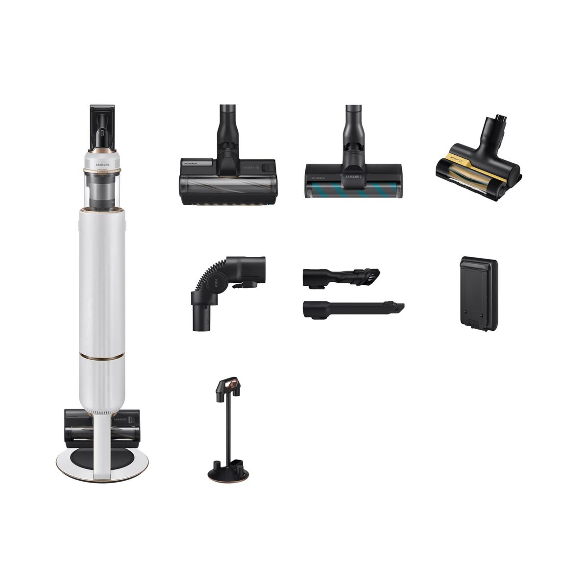 Sladdlös Dammsugare Samsung VS20B95843W/WA Vit Svart Krom 580 W - 2