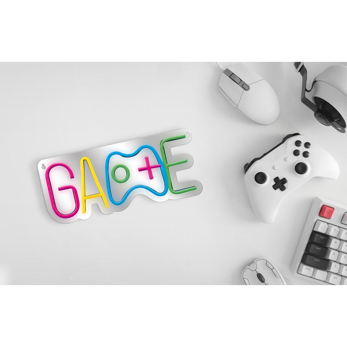Neonskylt Activejet AJE-NEON GAME Multicolour 80 (1 Delar) - 3