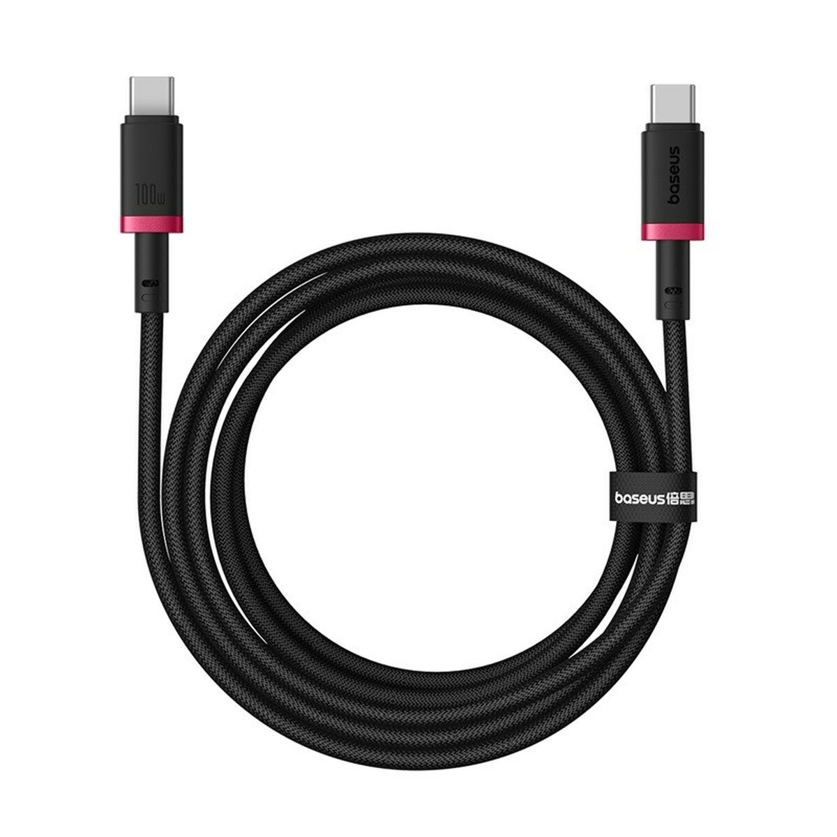USB-C till USB-C Kabel Baseus P10377803U01-03 Svart Röd 2 m